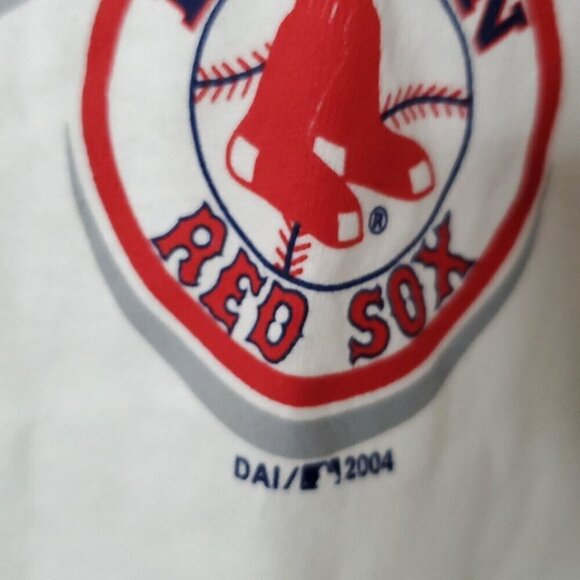 2004 MLB Boston Red Sox World Series Champion T Shirt Ball Cap DVD Dad Gift Set - Picture 13 of 16